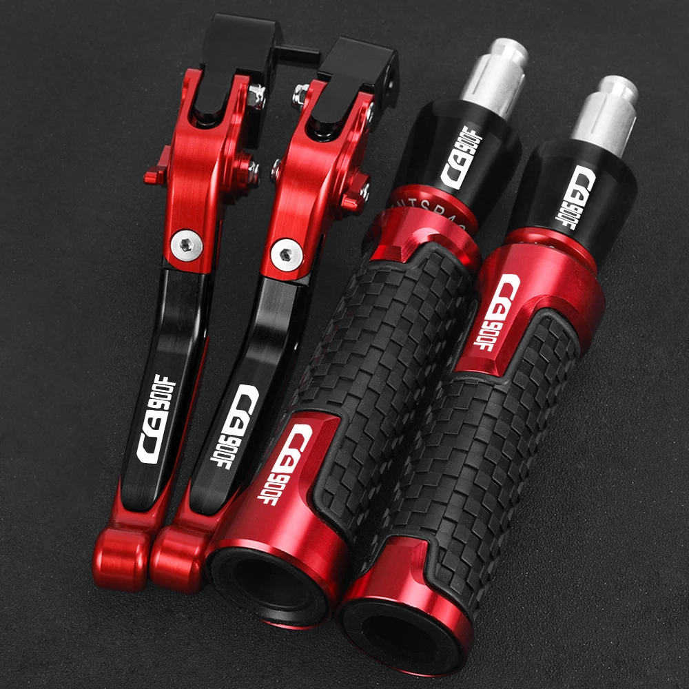 

Motorcycle Brake Clutch Levers Hand Handlebar grip ends For honda CB900F CB 900F CB900 F 2008 2007 2006 2005 2004 2003 2002 2001