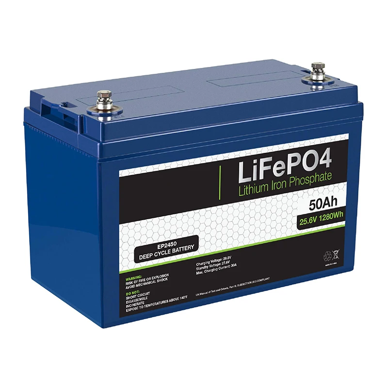 

OEM ODM Grade A 50 100 150 200AH LiFePO4 24V 50AH Lithium Ion Battery Pack for Solar System