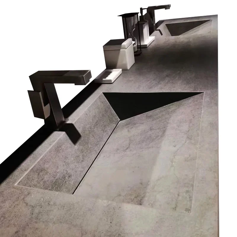 

Дубовый шкаф для ванной комнаты, зеркальный шкаф, комбинированный комплект раковины и раковины