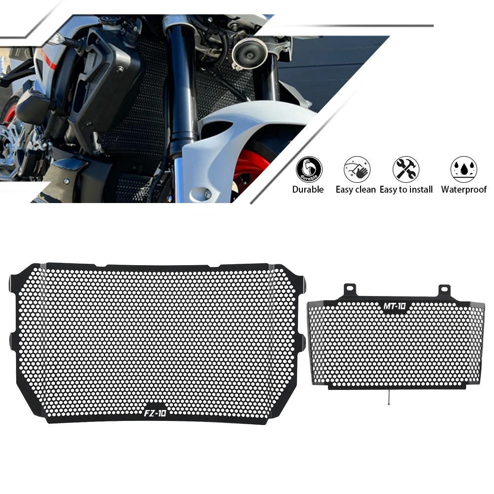 

For Yamaha MT-10 FZ-10 MT-10 SP Radiator Grille Guard Oil Cooler Cooling Cover Protection Motorcycles MT10 FZ10 MT10SP MT 10