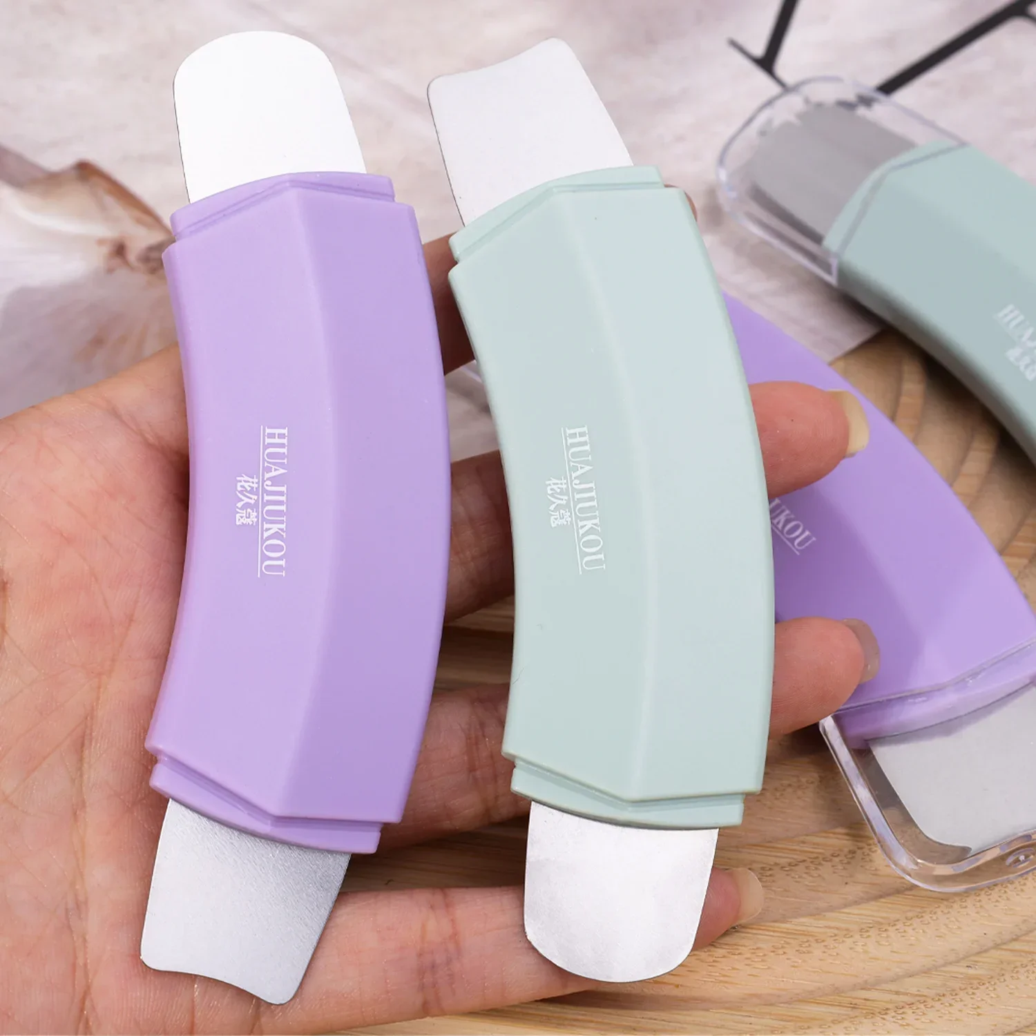 Pelle à points noirs à Double extrémité en acier inoxydable, dissolvant de points noirs, Lifting ionique, nettoyeur de pores d'acné, outil de nettoyage en profondeur du visage