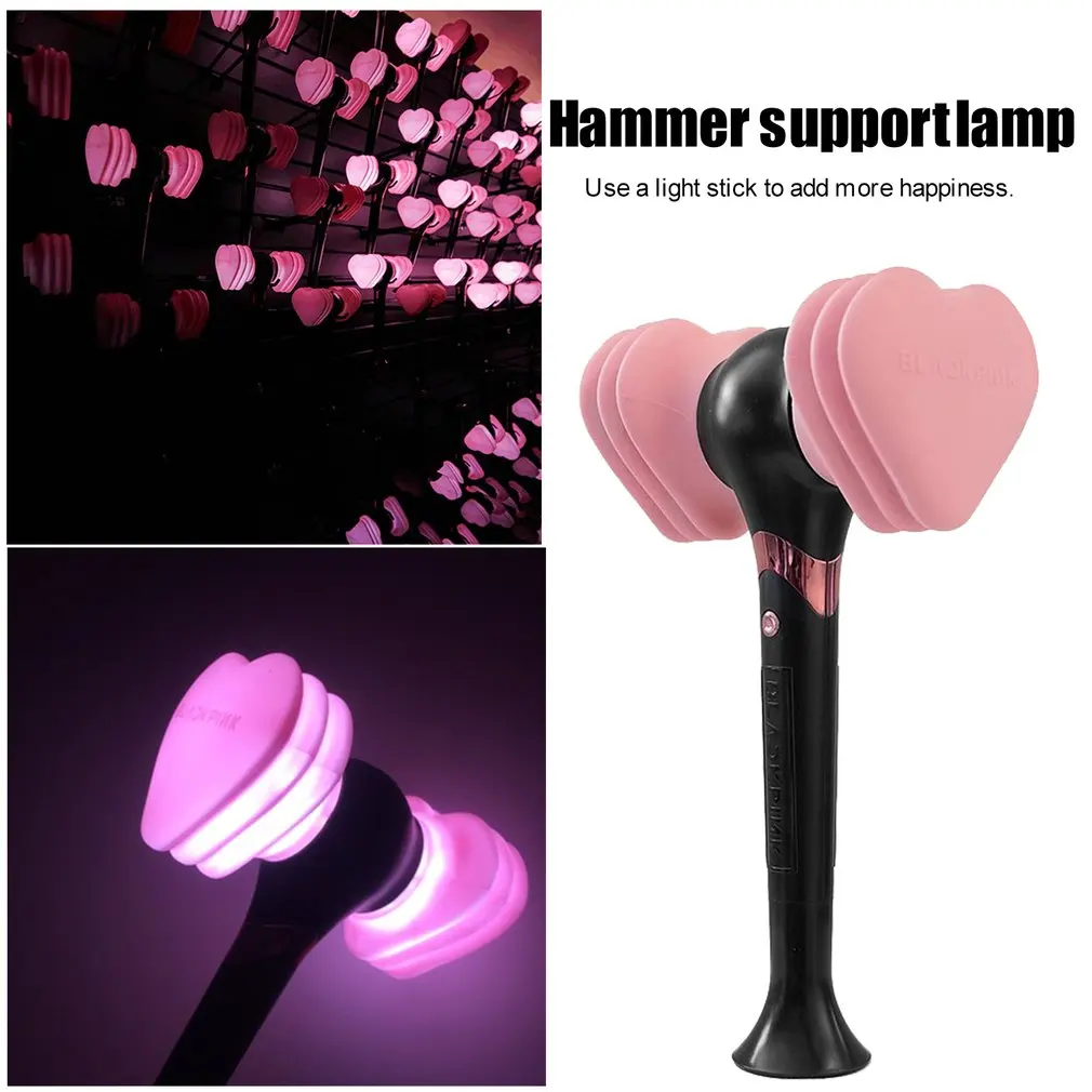 Blackpink Idol LED Light Stick, Lâmpada de concerto, Flash Lightstick, Varas fluorescentes, Suporte Aid Rod, Presentes de fãs, Brinquedos, Coréia