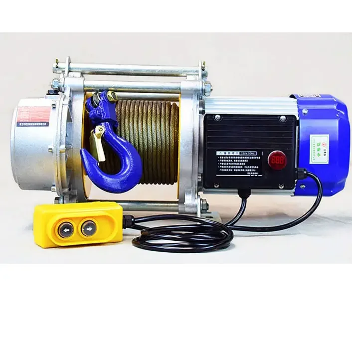 

Aluminum Shell Electric Winch Electric Wire Rope Hoist Durable CD Type 2.5 Ton 2 Ton 1 Ton 750kg 1500kg 220V 380V Hot Selling