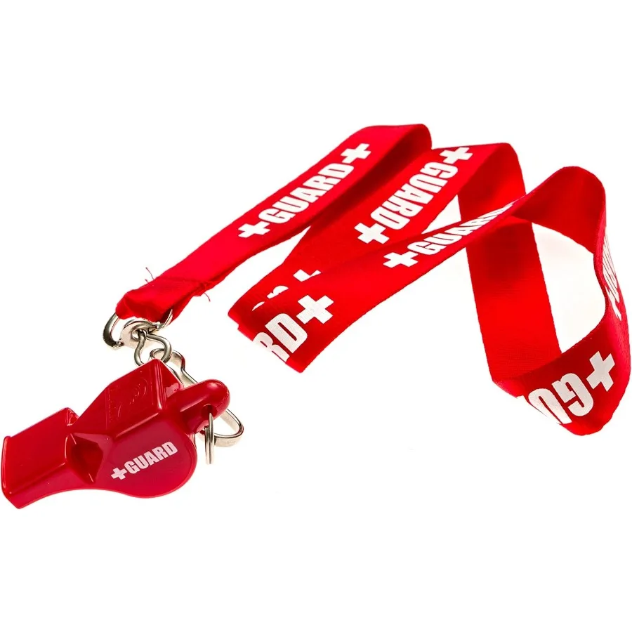 

Свисток охранника и ремешок с принтом