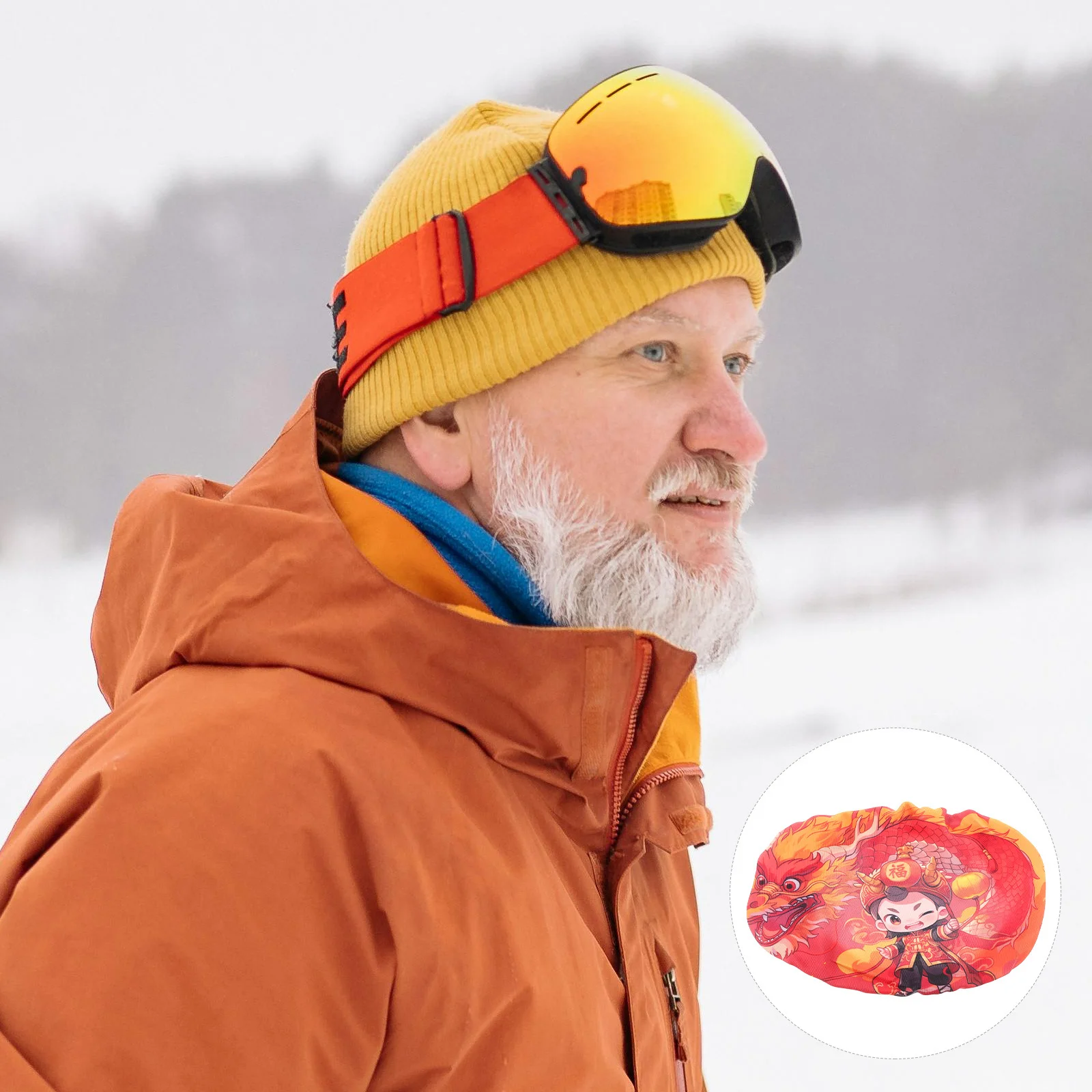 

Elastic Ski Goggle Cover Protective Scratch Guard Washable Portable Ski Snowboard Goggle Protector for Men Women