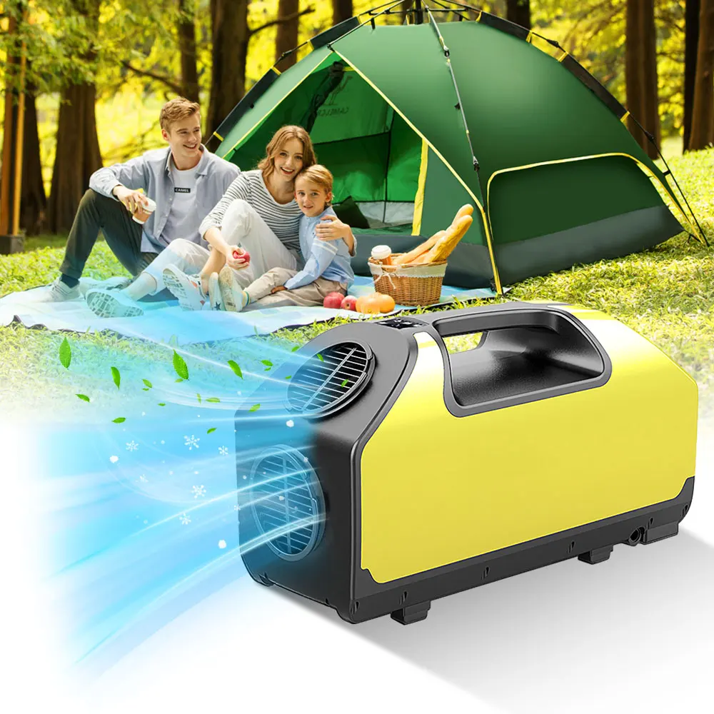 

Treeligo Portable Travel Tent Air Conditioner 12V Outdoor Electric Camping Air Conditioning 24V For Bus RV Camper Van Summer New