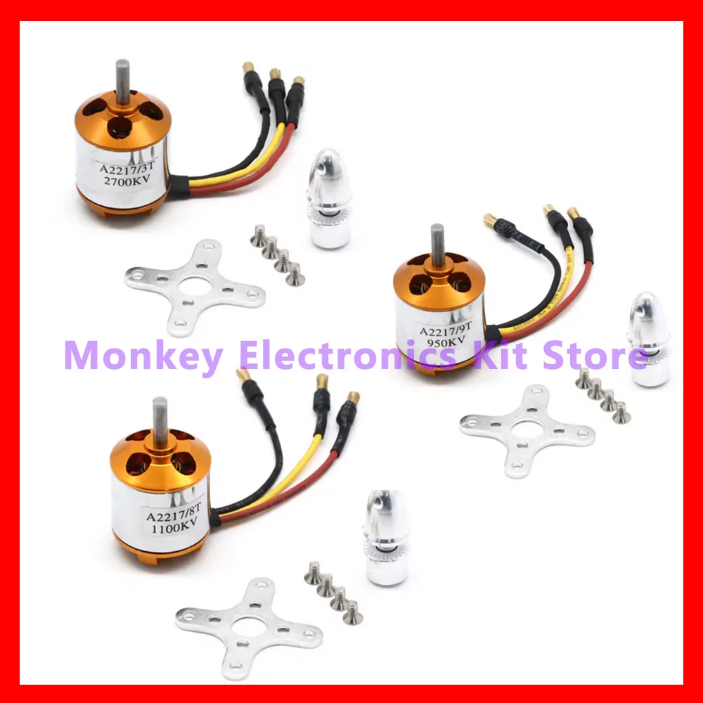1 قطعة A2212 930KV 1000KV 1400KV 2200KV 2450KV 2700KV محرك خارجي بدون فرشاة لطائرة RC طائرات بدون طيار ثابتة الجناح متعددة الدوار #4