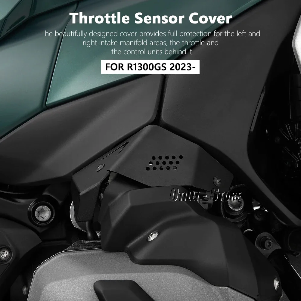 Motorcycle Left And Right Throttle Valves Cover Sensor Body Protector Guard Cover For BMW R 1300 GS R1300GS r1300gs 2023 2024