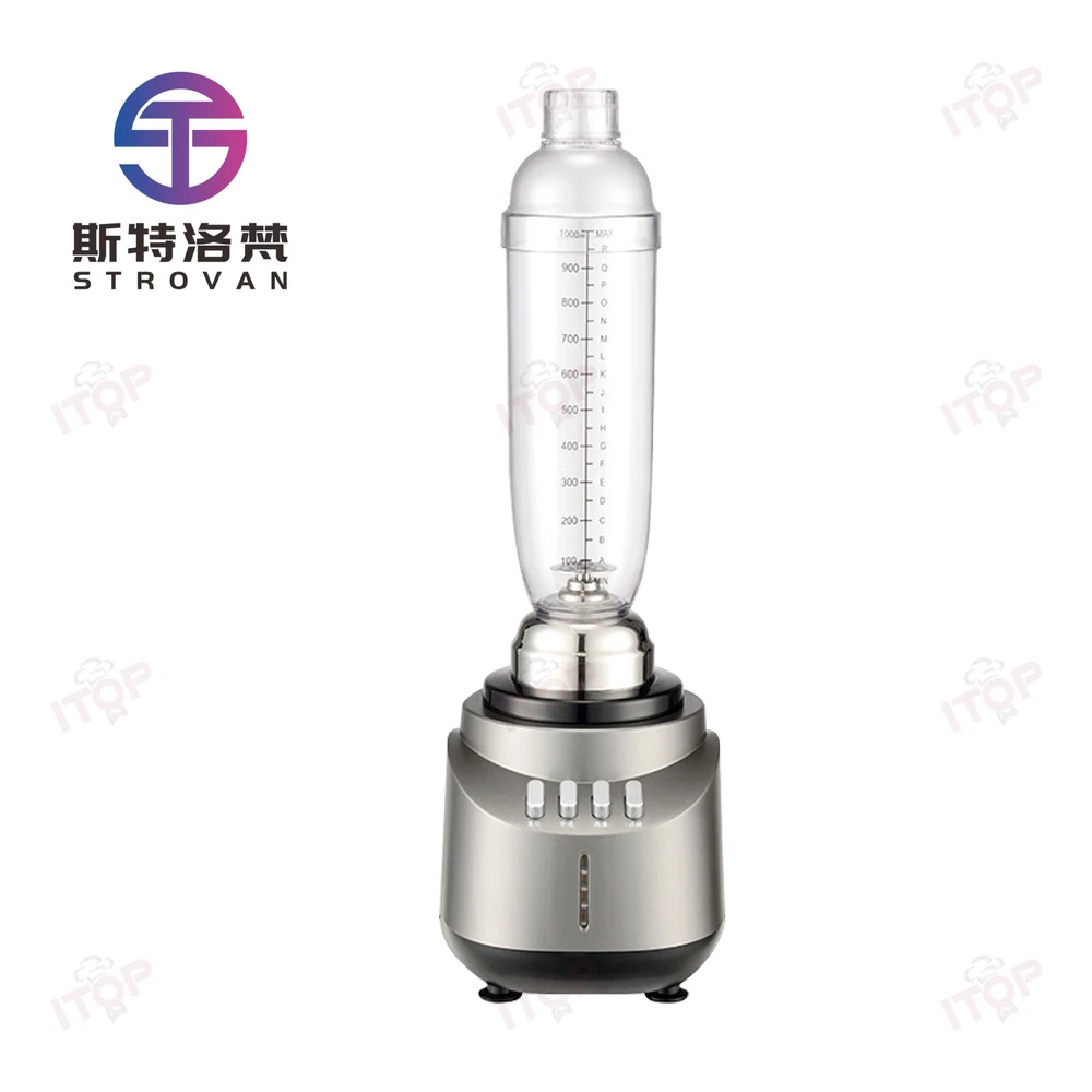 STLW JW موزع خدمة شاي الفقاعات وقفة واحدة، خلاط هز الحليب التجاري ذو سعة كبيرة مع محرك بدون فرش