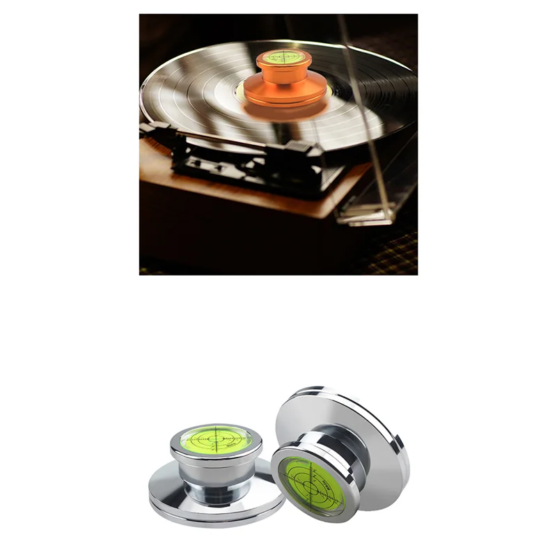 B68C Schwarz Metall Disc Stabilisator für Hifi LP Plattenspieler, Plattenspieler Gewicht Klemme Zubehör