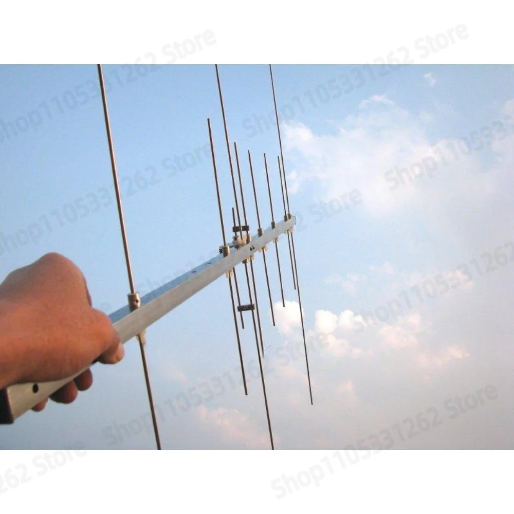 UV Dual Band Yagi Antenna for Satellite Relay Communication Portable Handheld Quick Release Multi Purpose