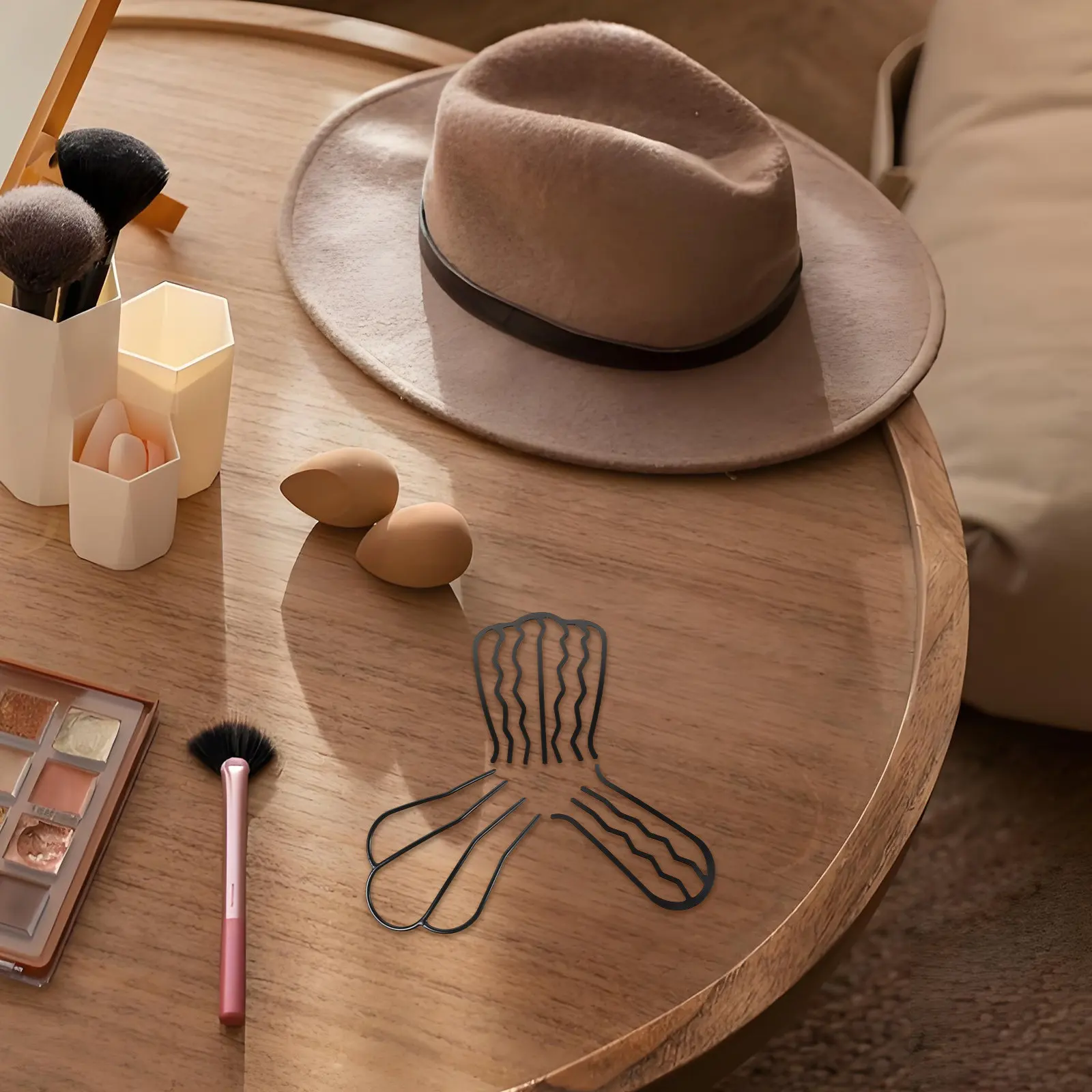 

6Pcs Metal Hair Side Combs U Shape Pins for Women Updo Styling Vintage Retro Hair Fork Accessories Updo Bun Side Comb