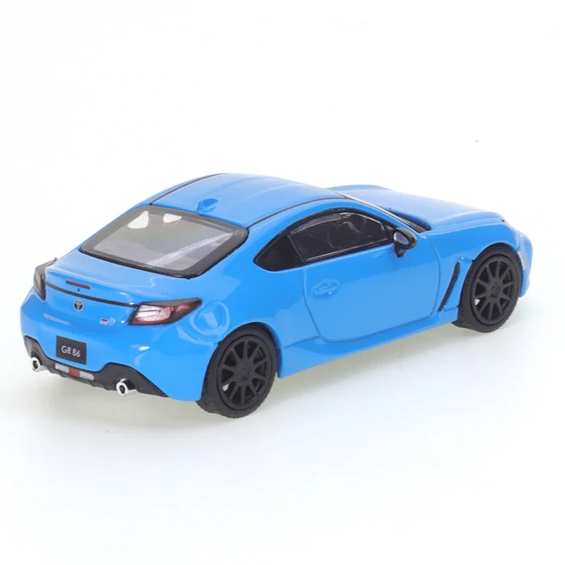 XCarToys POPRACE 1/64 Miniature Model Alloy Car Model Toy Toyota GR86 Moonlight Blue Diecast Model Car Toy Gift for Boys