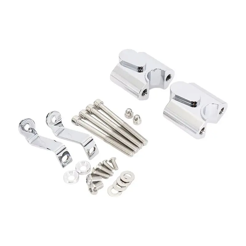 For BMW R18 2021-2022 Compatible Aluminum Alloy Handlebar Riser Kit 15Mm Raise 50Mm Move Back Motorcycle Accessories