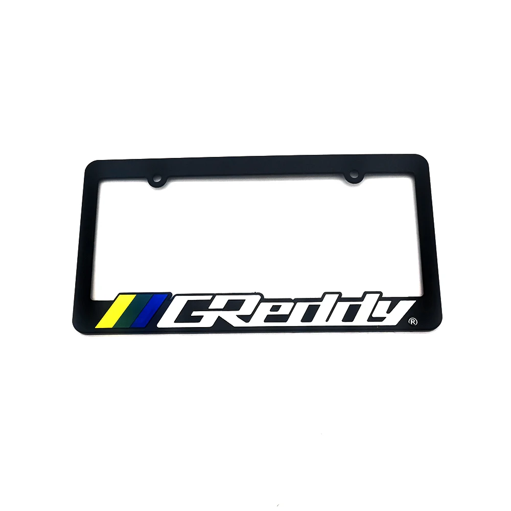 

1PCS Car License Plate Frame USA Standard ABS JDM CREDDY Style For Decoration Auto Number Plate Frame Accessories ﻿