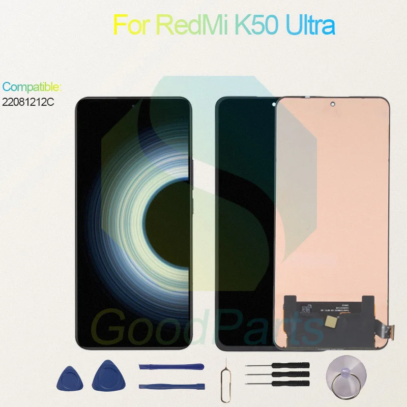 Test Before Ship For RedMi K50 Gaming Display Touch Screen Digitizer Panel Assembly Lcd Screen 21121210C K50 Gaming Screen Displ