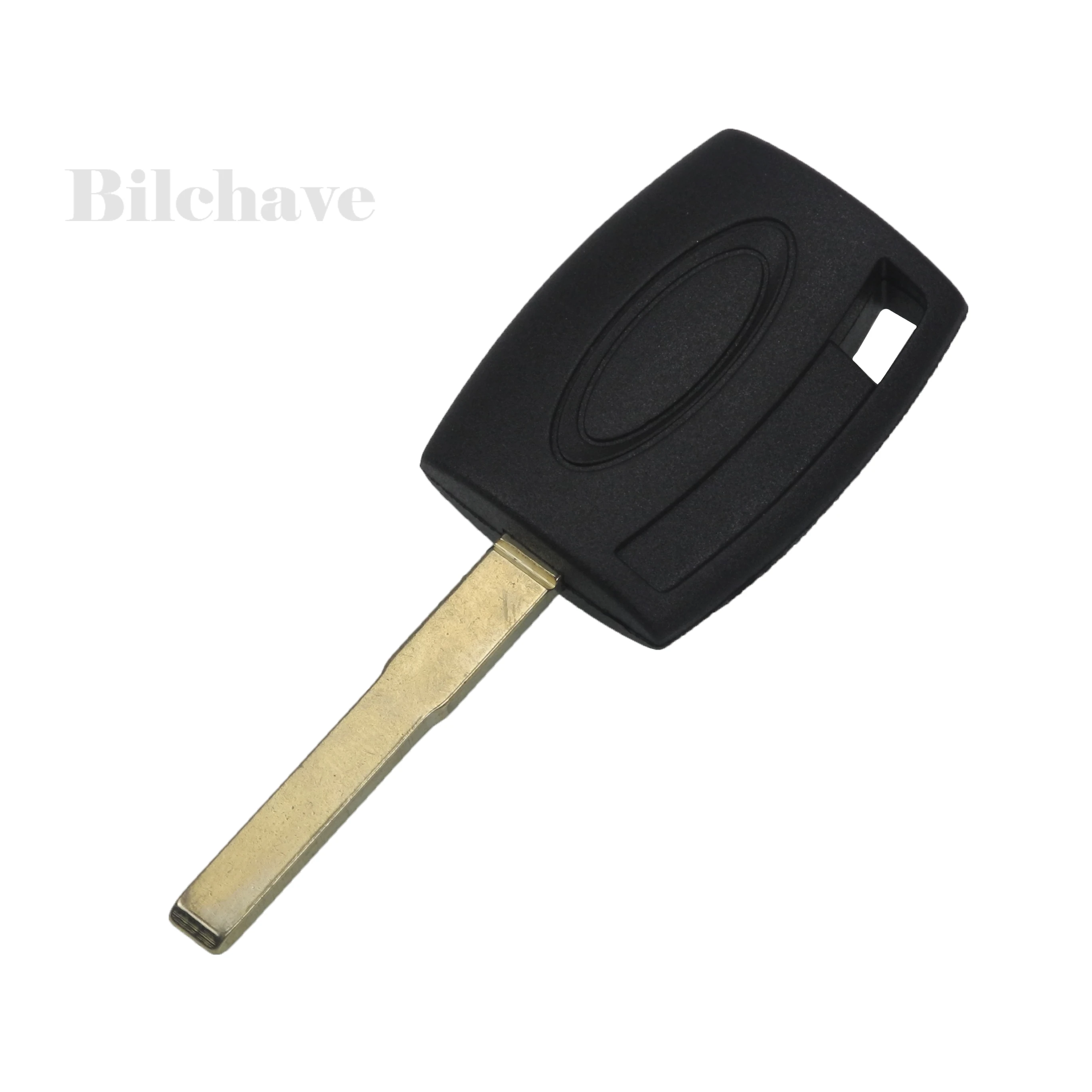 Bilchave For Ford Fiesta Mondeo Focus C-Max S-Max Galaxy Kuga Fob Remote Car Key Shell Case Uncut HU101 Blade Replacement