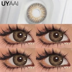 UYAAI Color Contact Lenses Color Cosmetics Blue Eye Contact Lenses Korean Makeup Colored Puipls Beauty Green Lens Natual Lens