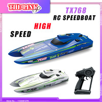 Thelink TX768 High-speed Turbojet Speedboat Brushless 2212 Motor 30km/h 2.4GHz Remote Control Speedboat For Boys Children's Toys