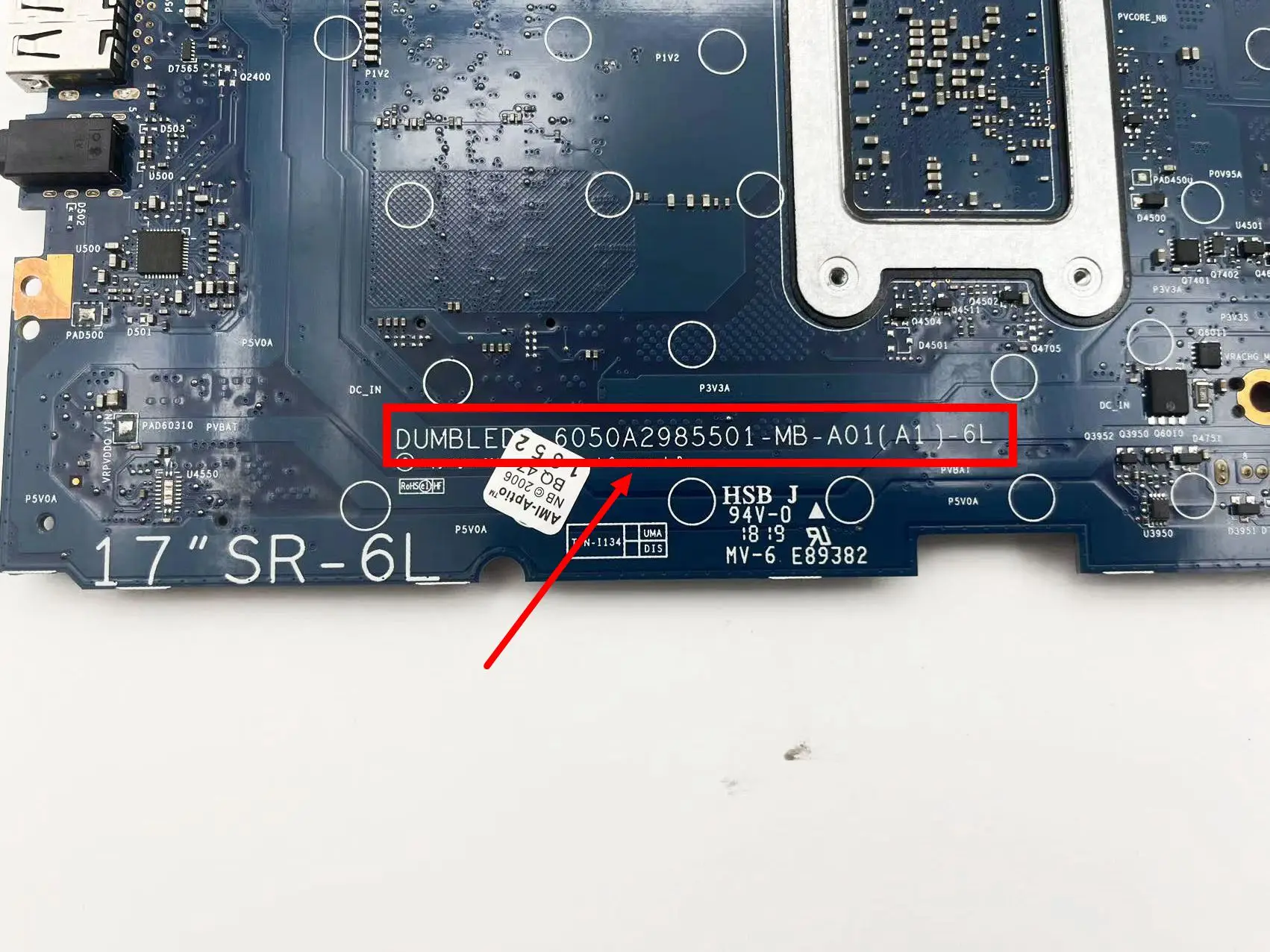 Per la scheda madre del Notebook HP 17-CA 17Z-CA DDR4 A6-9225CPU L22721-601 DUMBLEDO-6050A2985501-MB-A01(A1)-6L 100% Test funziona bene