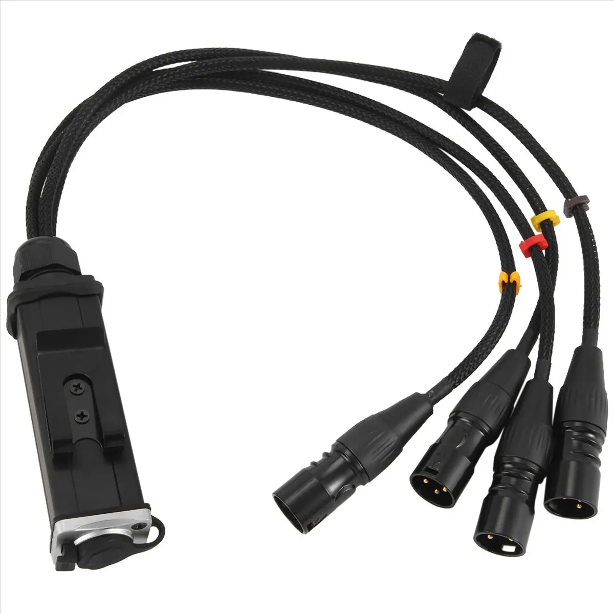 

[On Sale]RJ45 CAT5 Shielded Cable to 4 Channel 3-Pin XLR Male Connectors Multi-Network Receiver Cable for Stage Studio