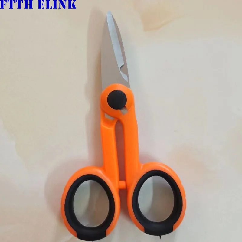 Кевларовые ножницы из нержавеющей стали, профессиональные инструменты для оптоволокна для косичек, перемычки, инструмент для зачистки FTTH