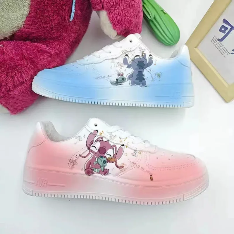 

New Disney cartoon Stitch cute Casual shoes soft sports shoes for girlfriend gift EU size 35-44