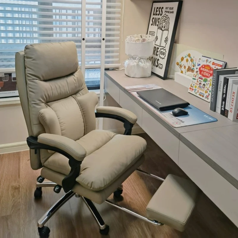 High Back Living Room Office Chair Elegant Swivel Computer Office Chair Nordic Gaming Armchair Silla De Oficina Salon Furniture