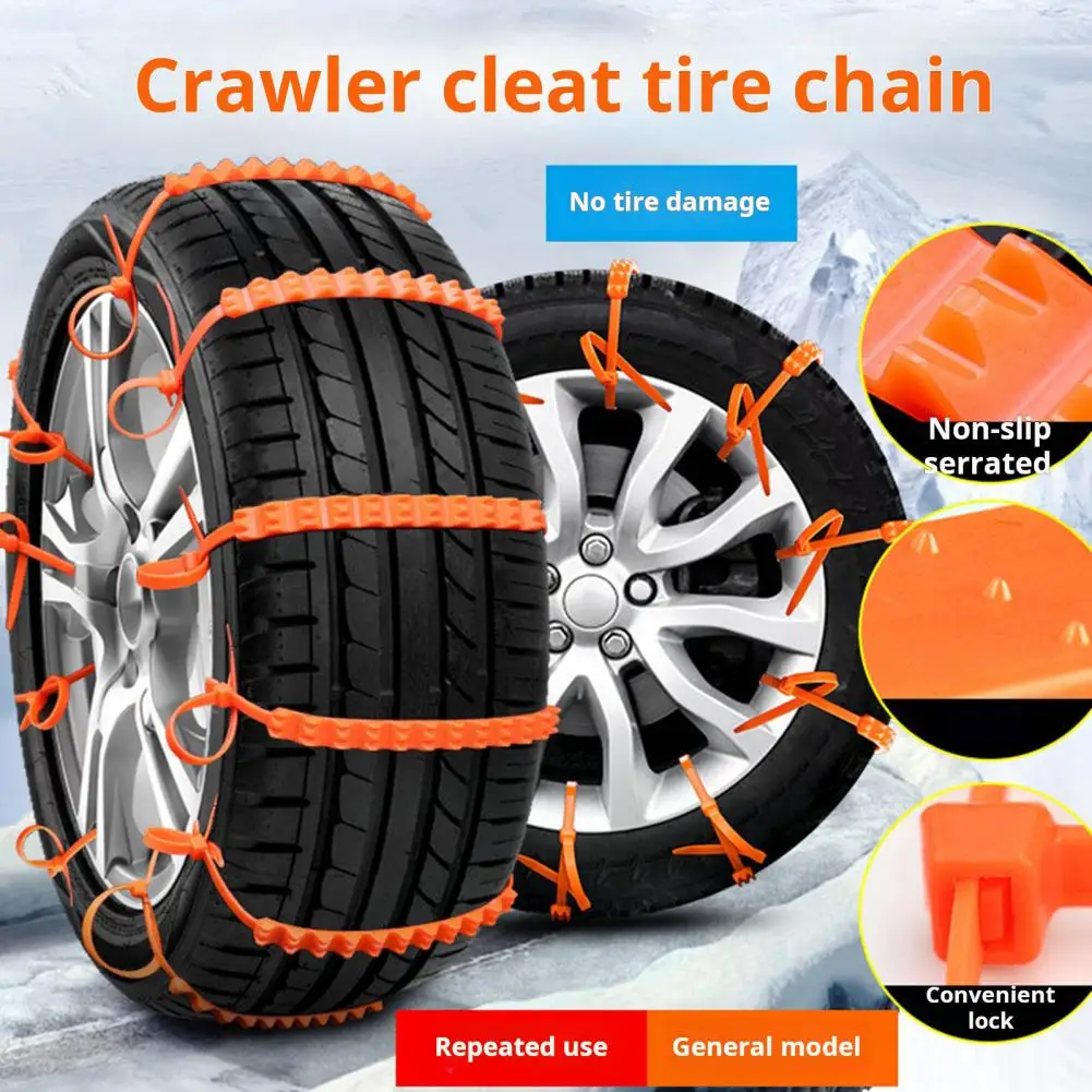 10/20/30/40Pcs Anti Skid Snow Chains Car Tire Snow Chains Car Winter Tire Wheels Chain Reusable Anti-Slip Versatile Snow Chains