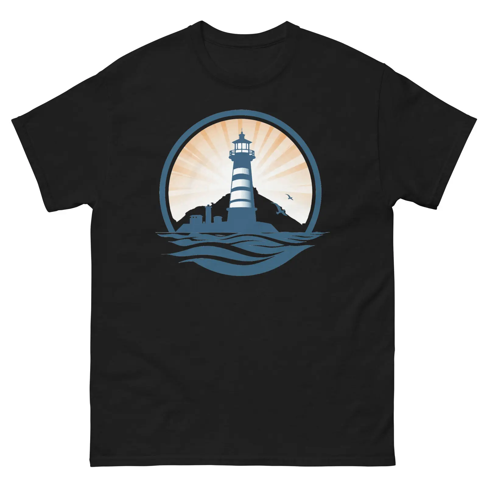 Lighthouse Retro Design classic tee; Lighthouse Lover T-shirt