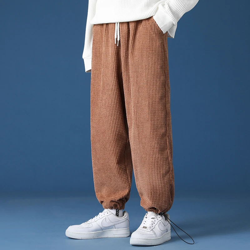 

Multi Color Joggers for Men's 2025 Fall Soft Sweatpants Casual Pants with Drop Crotch Classic Style Outdoor Sports Wear