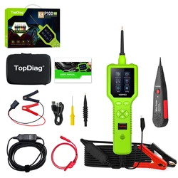 Topdiag P100 Pro Car Diagnostic Scanner Automotive Circuit Tester Vehicle Electric System Intelligent Test Car Diagnostic Tool