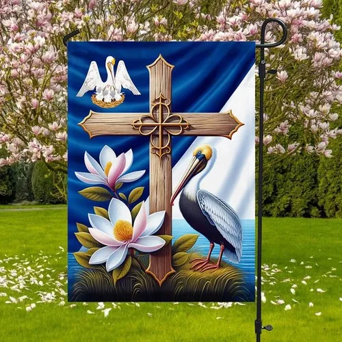 Louisiana Christian Cross Flag Graden Flag UUI GGX