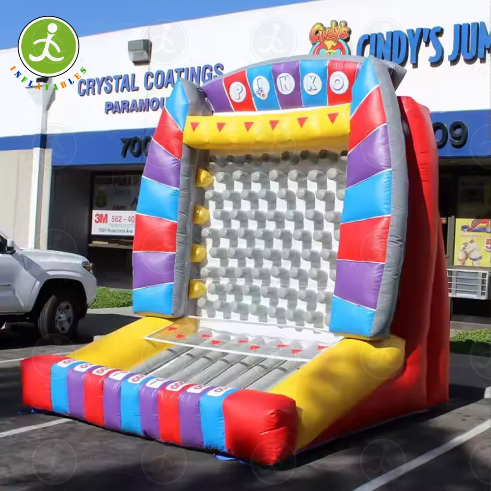 Basketball combo 4 combo commercial connection basketball throw inflatable connection carnival game toys for sale