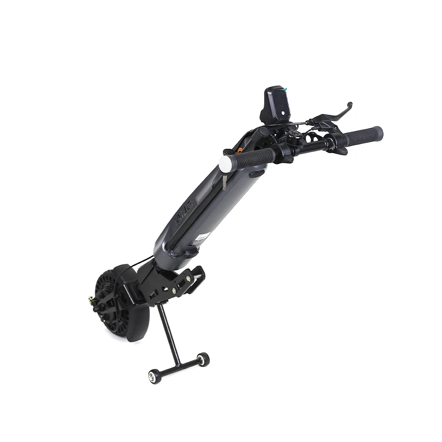 Coofull Mijo MT08  Brushless DC Motor Plug-In Power Wheelchair Attachment Handbike Aluminum Alloy Removable Battery 35km Range view 4