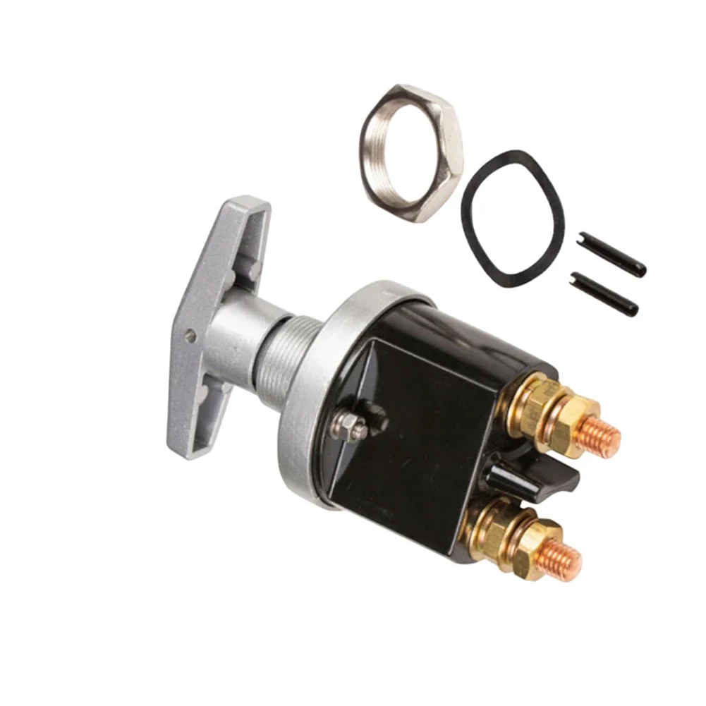 

Yacht/RV Battery Power-off Switch With Locking Panel 12V Rated Current 500A RV Battery Disconnect Switch