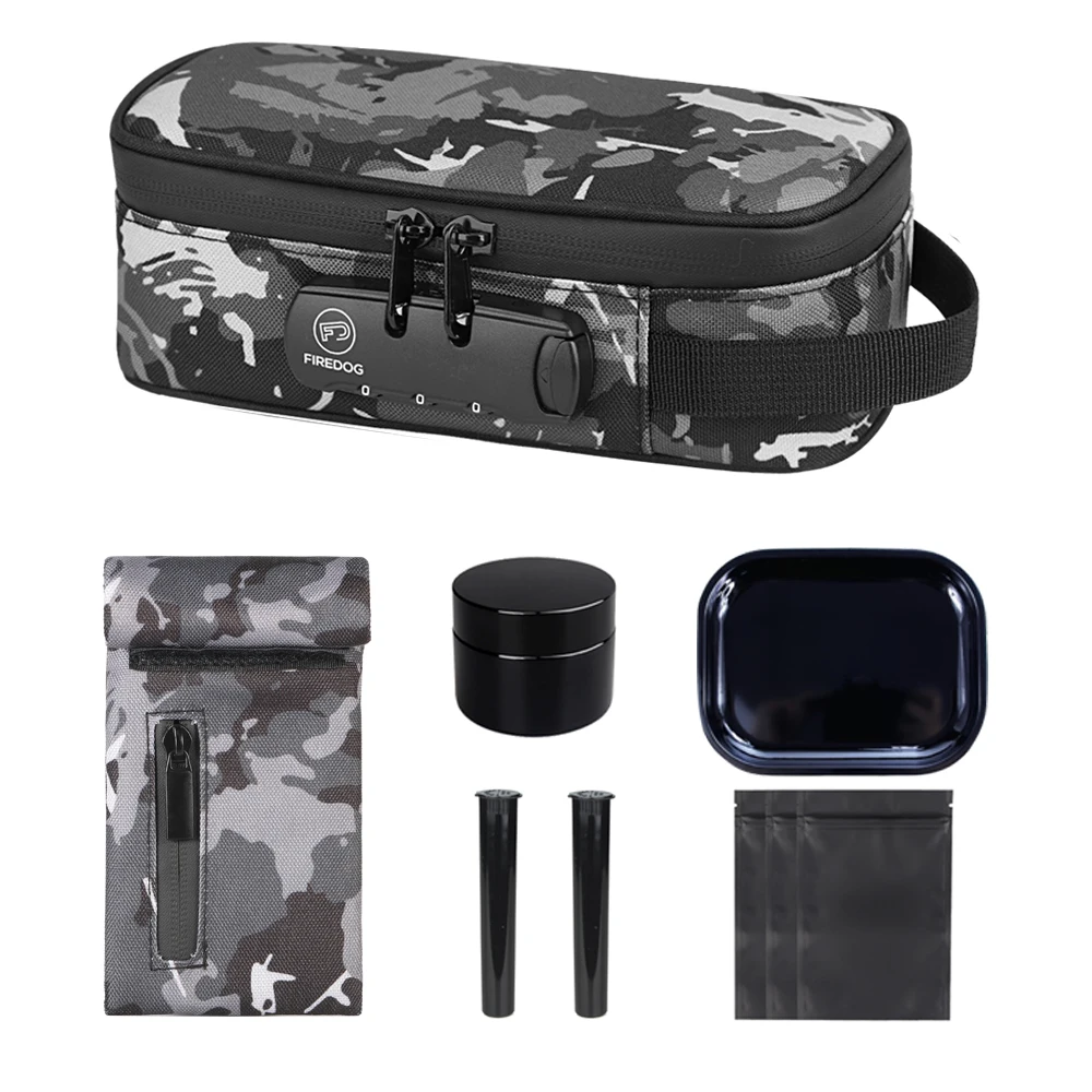 Smell Proof Bag with Lock Activated Storage Carbon Lining Smell Proof Bag Kit for Travel
