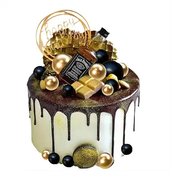 優雅蛋糕裝飾 - 金色和粉彩色糖屑,生日派對紙杯蛋糕裝飾,烘焙用品,馬卡龍色 10 best sales 粉彩生日裝飾 - №5