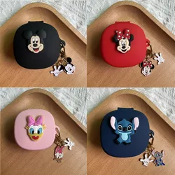Cute Cartoon Mickey Mickey Earphone Case for JBL Wave Flex Earphone Cover for JBL Wave 300 TWS W300 Case with Keychain