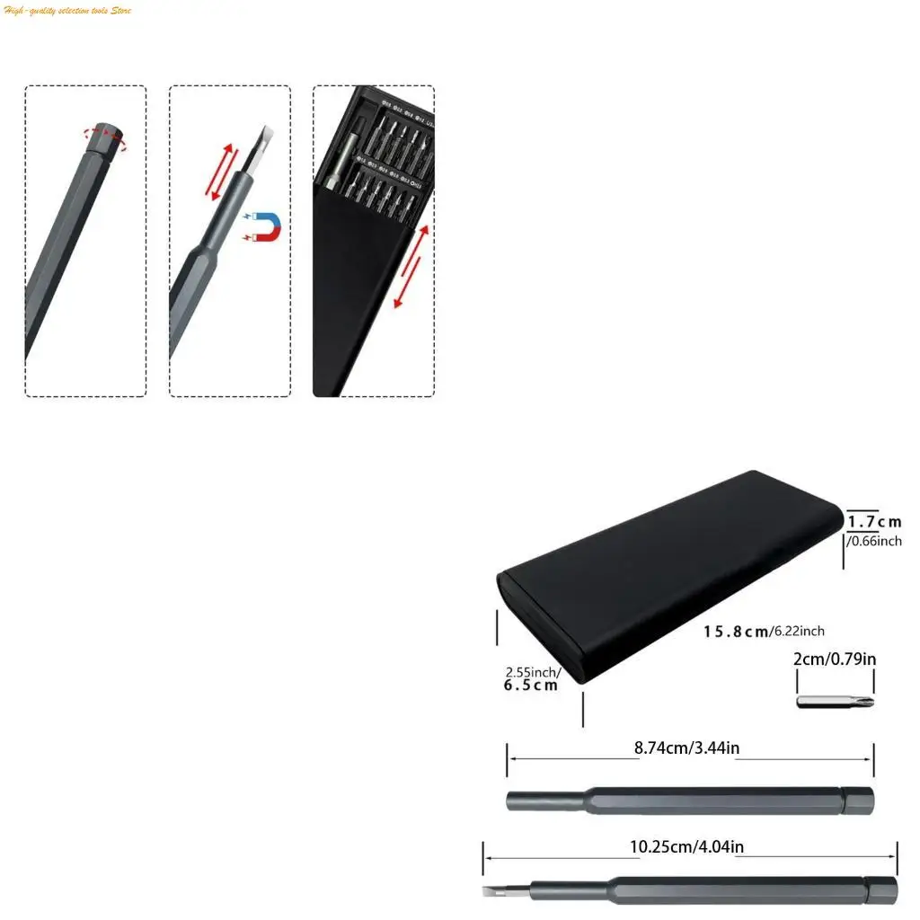 203F Comprehensive 25 Piece Precisions Screwdriver Tool Set for Home and Workshop Use