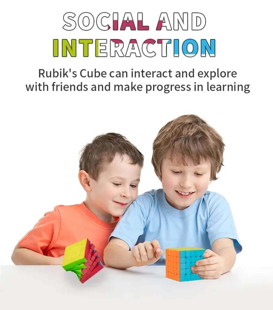 Magic Cube 3x3 4x4 5x5 Carbon Fiber Magic Cube Twelve Color Cube Professional Speed Magic Cube Educational Toys for Kid Gifts