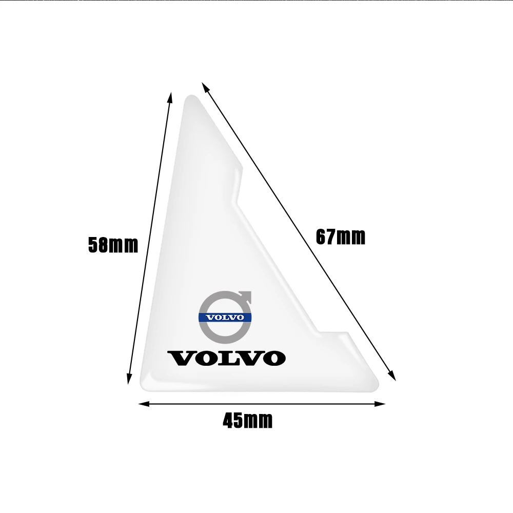 Autocollants de protection anti-rayures pour coin de porte de voiture transparent, accessoires automobiles pour Volvo V50, S80, XC60, V90, XC90,