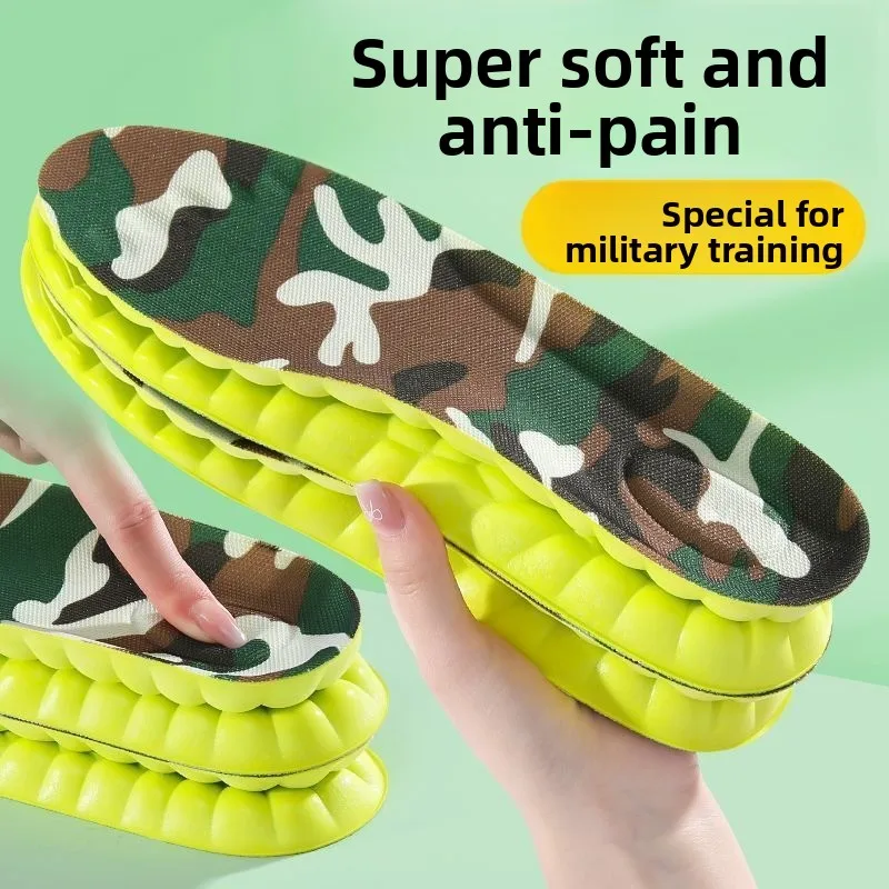 Cloud‑Like Super Soft Sports Insoles Deodorant Breathable Sweat Absorbing Shock Absorbing Long‑Standing & Running Pain Relief