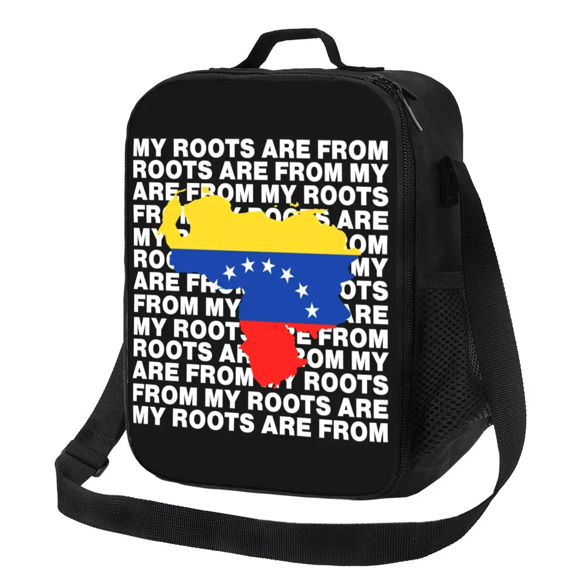 Custom My Roots Are From Venezuela Lunch Bag Republic of Venezuela Pround Thermal Cooler Lunch Box Office Picnic Travel