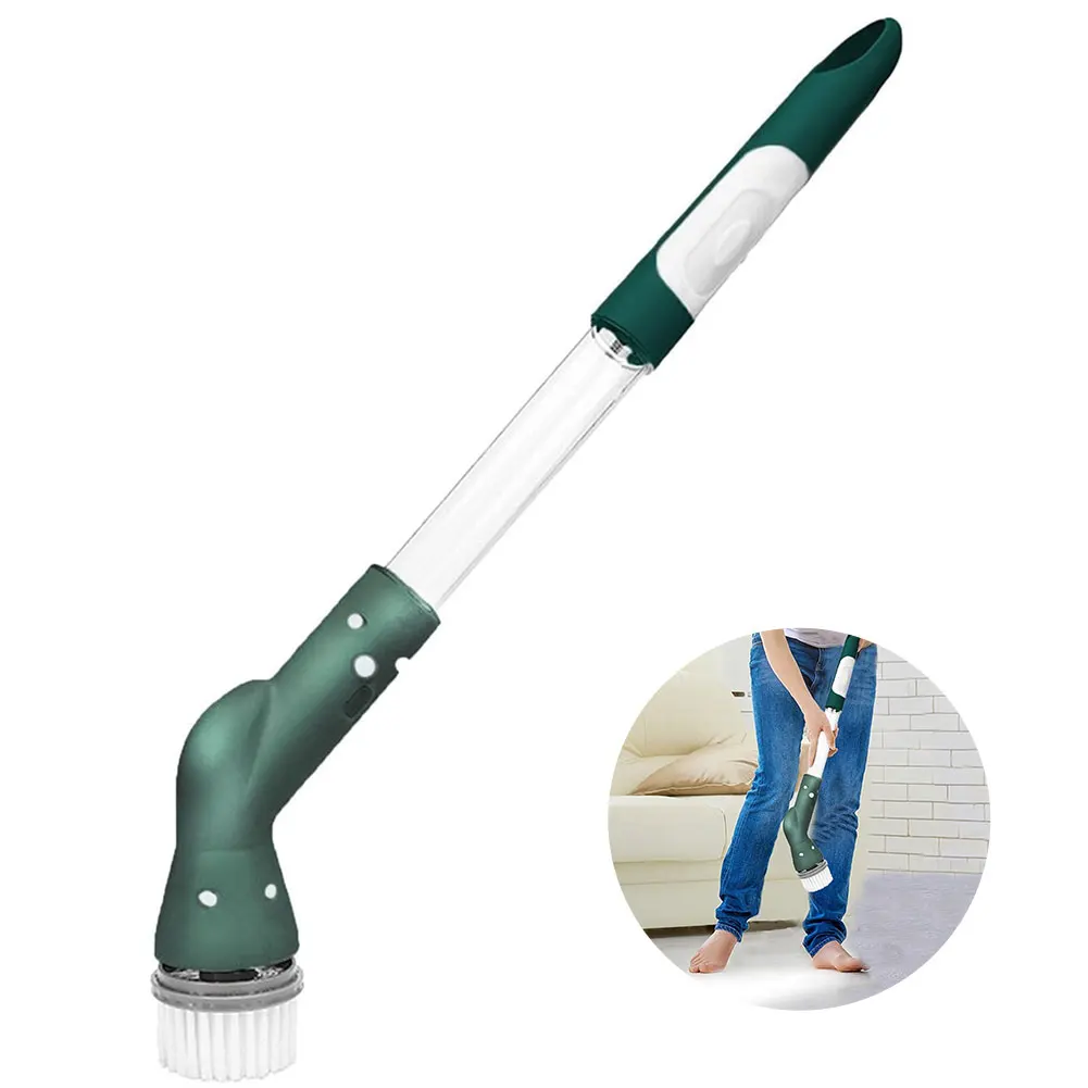 Electric Spin Cleaner Cordless Power Scrubber with 6 Replacement Brush Heads Power Shower Scrubbers Handheld Floor Cleaning Tool