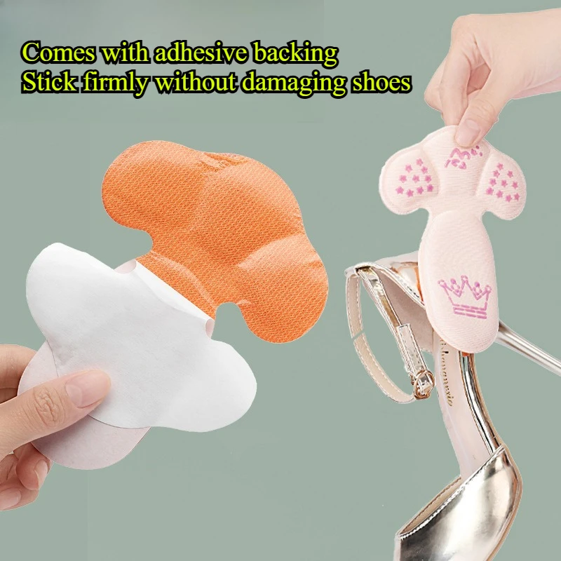 1Pair Heel Stickers Shoe Cushion Heel Protector for Shoes High Heels Inserts Heel Pads Shoe Adjuster Women Half Insoles