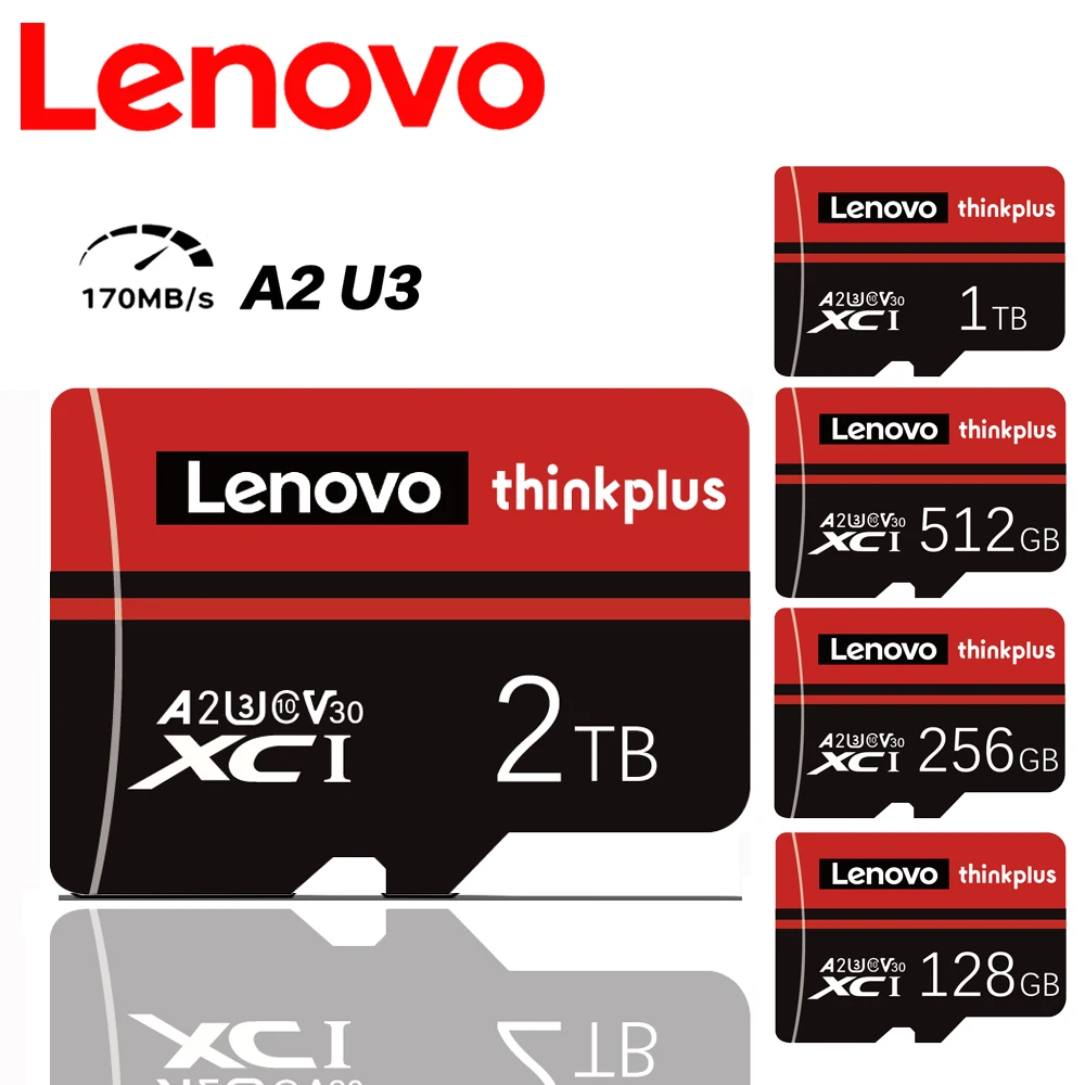 NEW Lenovo Micro TF SD Card 64GB 128GB Original High Endurance 100MB/s Memory Card V10 V30 Class 10 TF Card 4K Video For camera