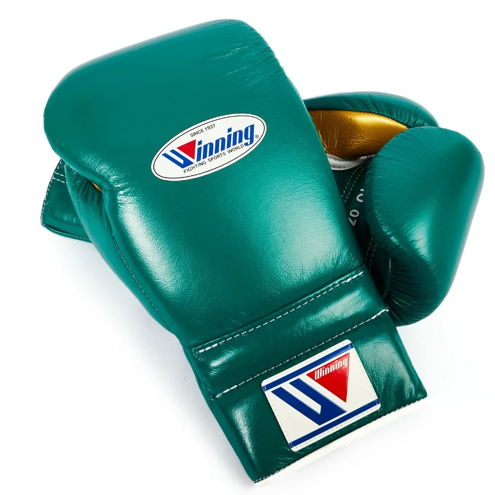 

Hot-selling high-quality award-winning lace-up boxing gloves custom logo-winning cowhide adult competition training boxing glove