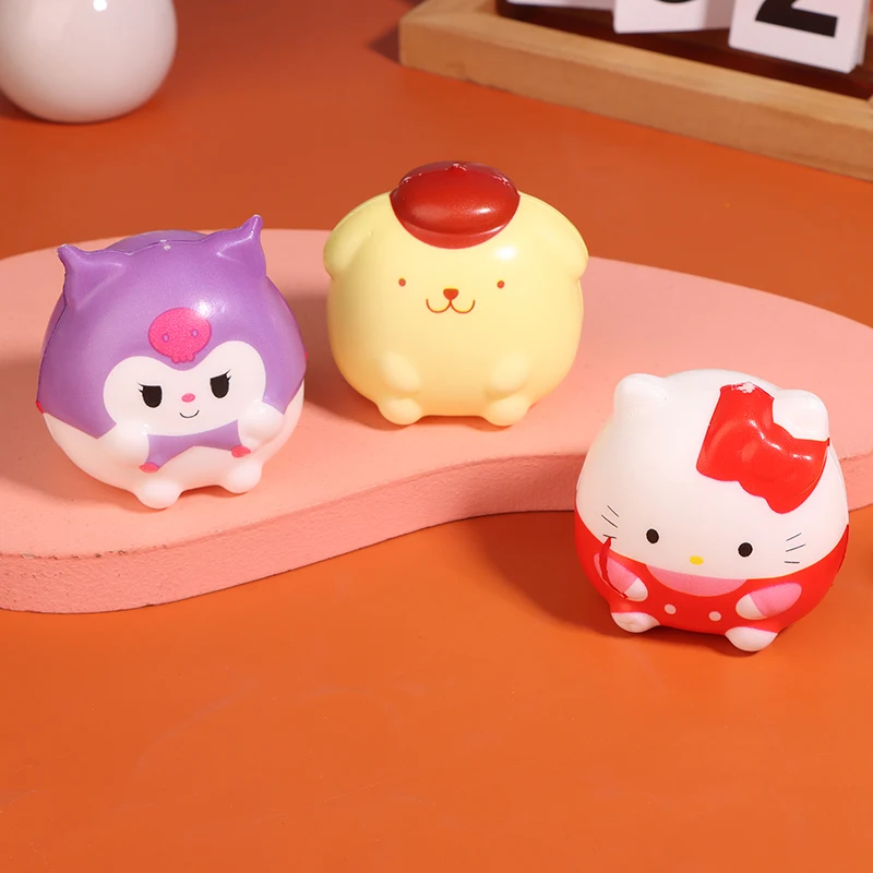 Sanrio Kuromi Cute Decompression Toys Slow Rebound To Vent Artifact Stress Relief Toys Creative Anime Children's Gifts Ornament