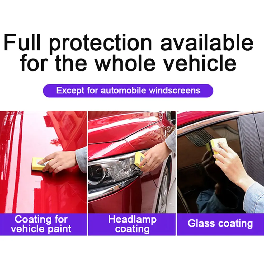 9H Car Polish Super Hydrophobic Glass Coating Motocycle Paint Care Anti-scratch Auto Detailing Glasscoat Car Liquid Ceramic Coat